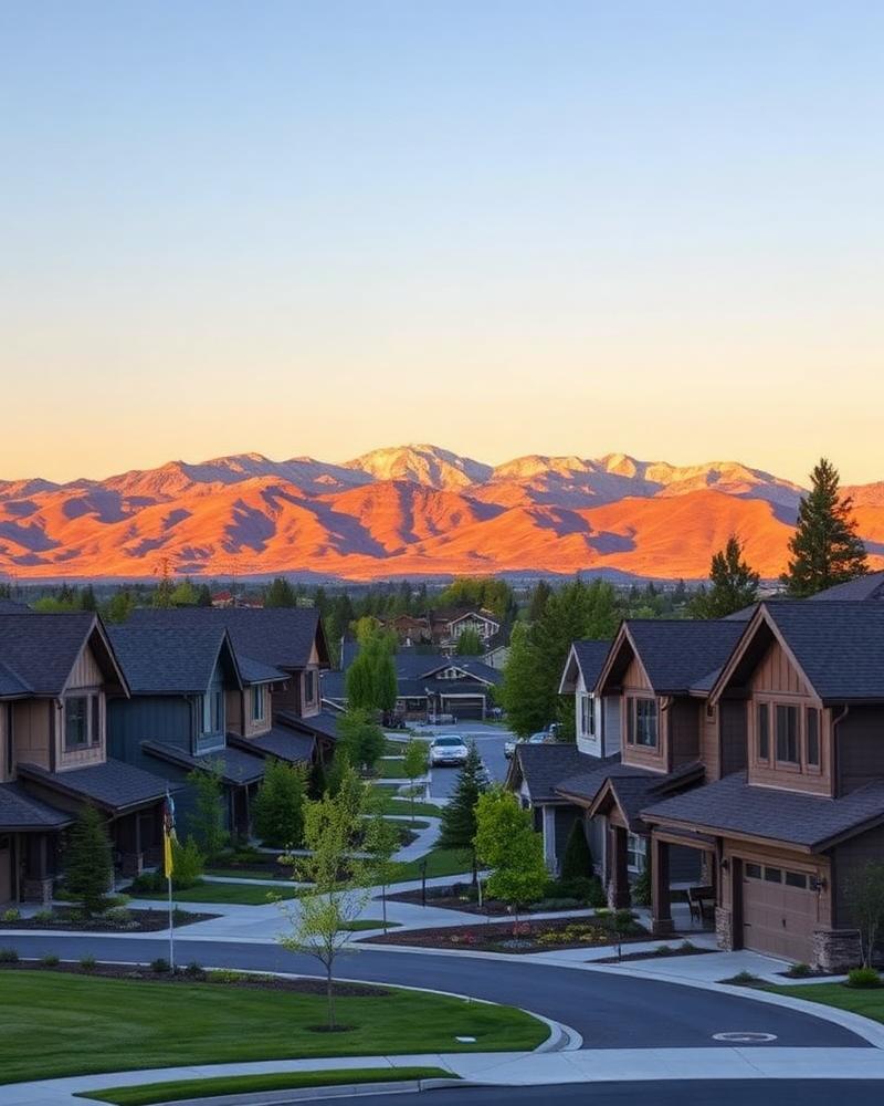 View of Kimberly, Idaho