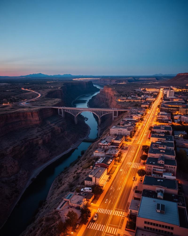 View of Twin Falls, Idaho